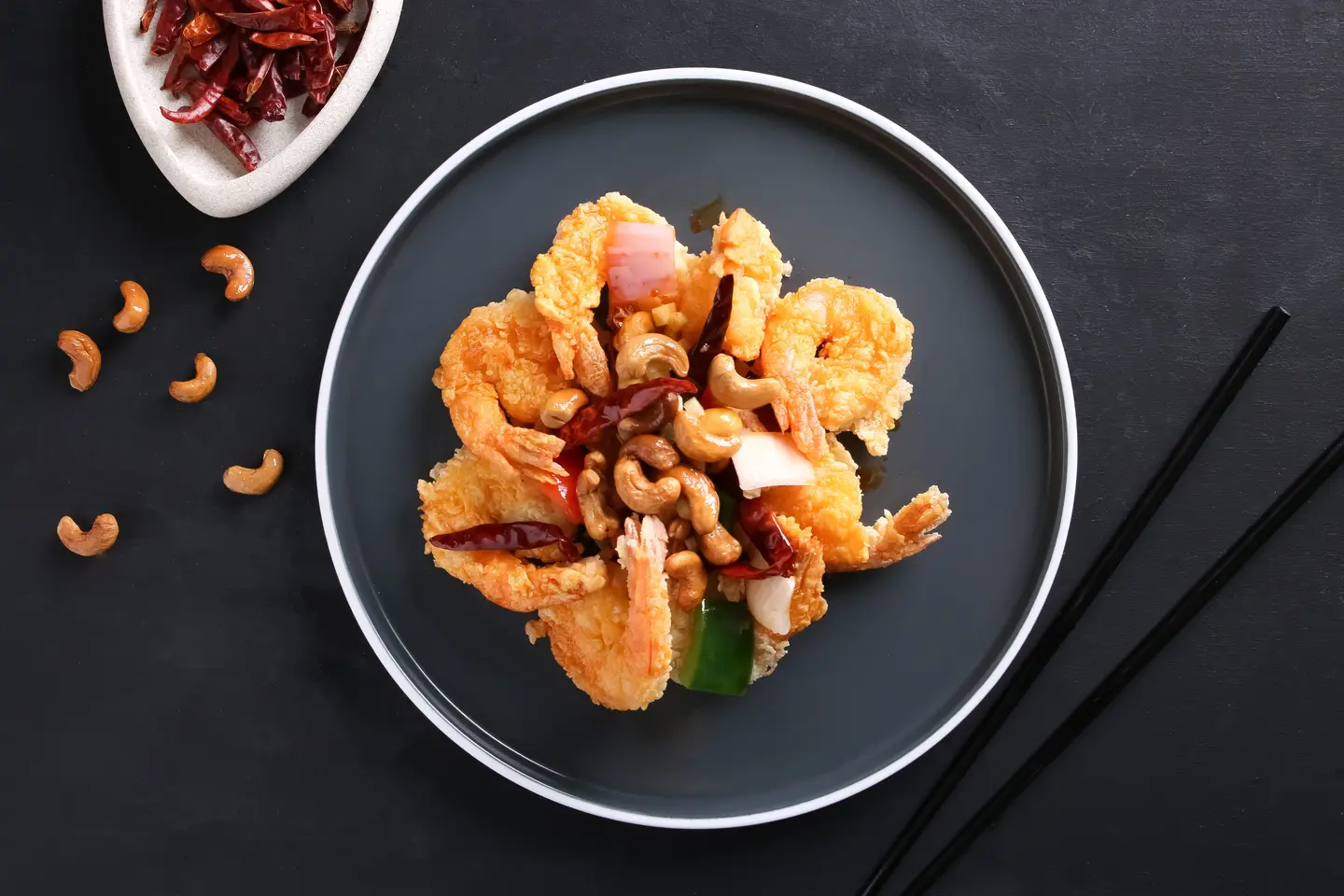 Cashew Chili Prawn