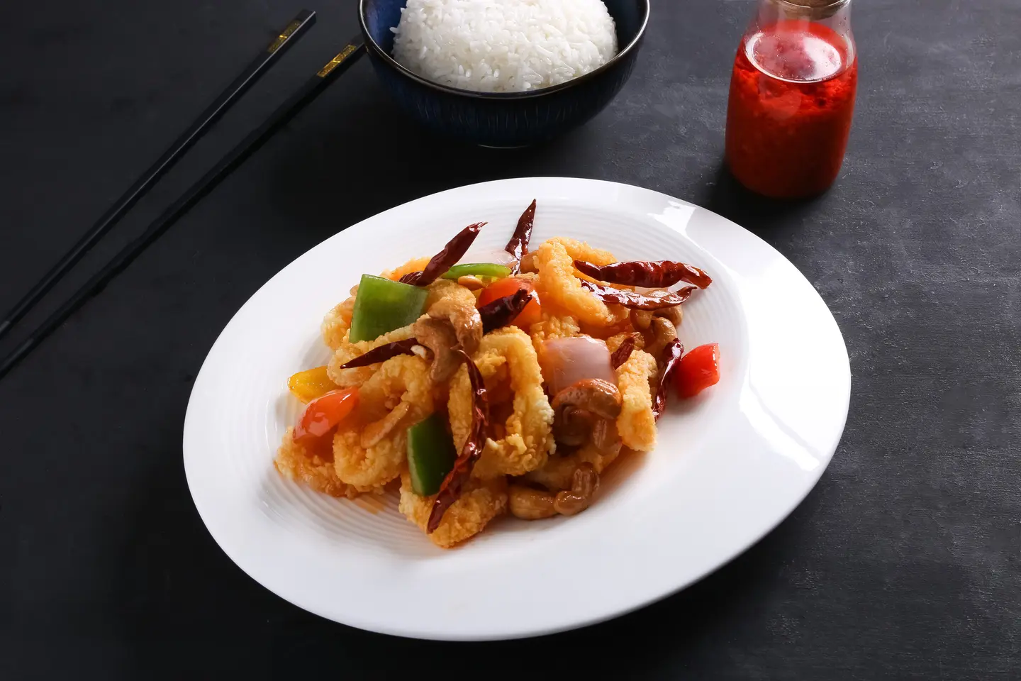 Chili W/ Cashew Squid