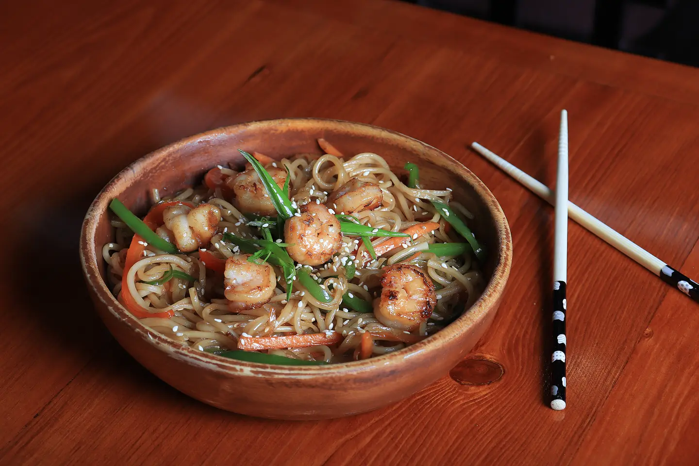 Shrimp Teriyaki Noodles