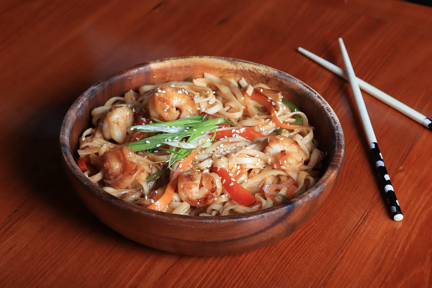 Shrimp Teppanyaki Noodles