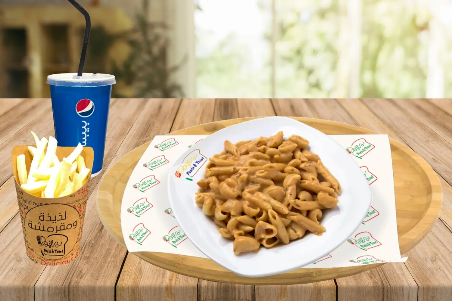 وجبة باستا سادة