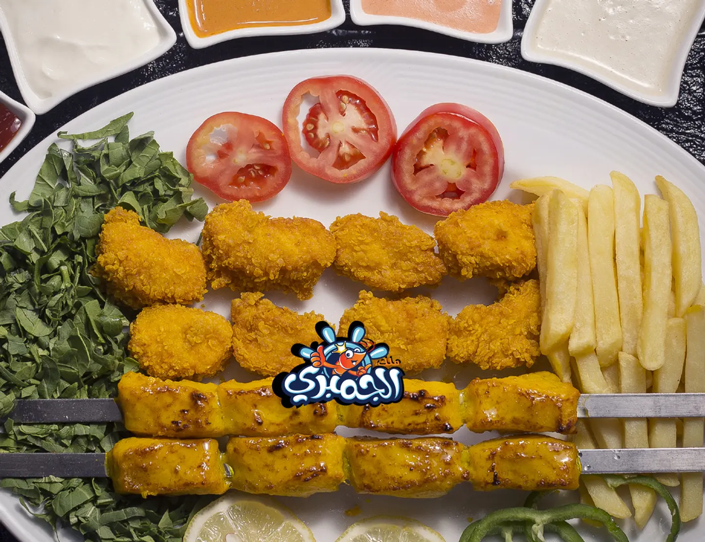 صحن سمك مشكل فيلية