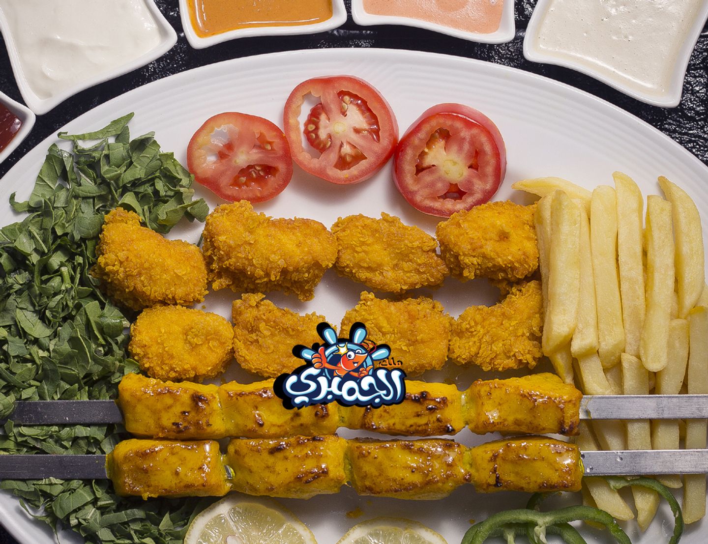 صحن سمك مشكل فيلية