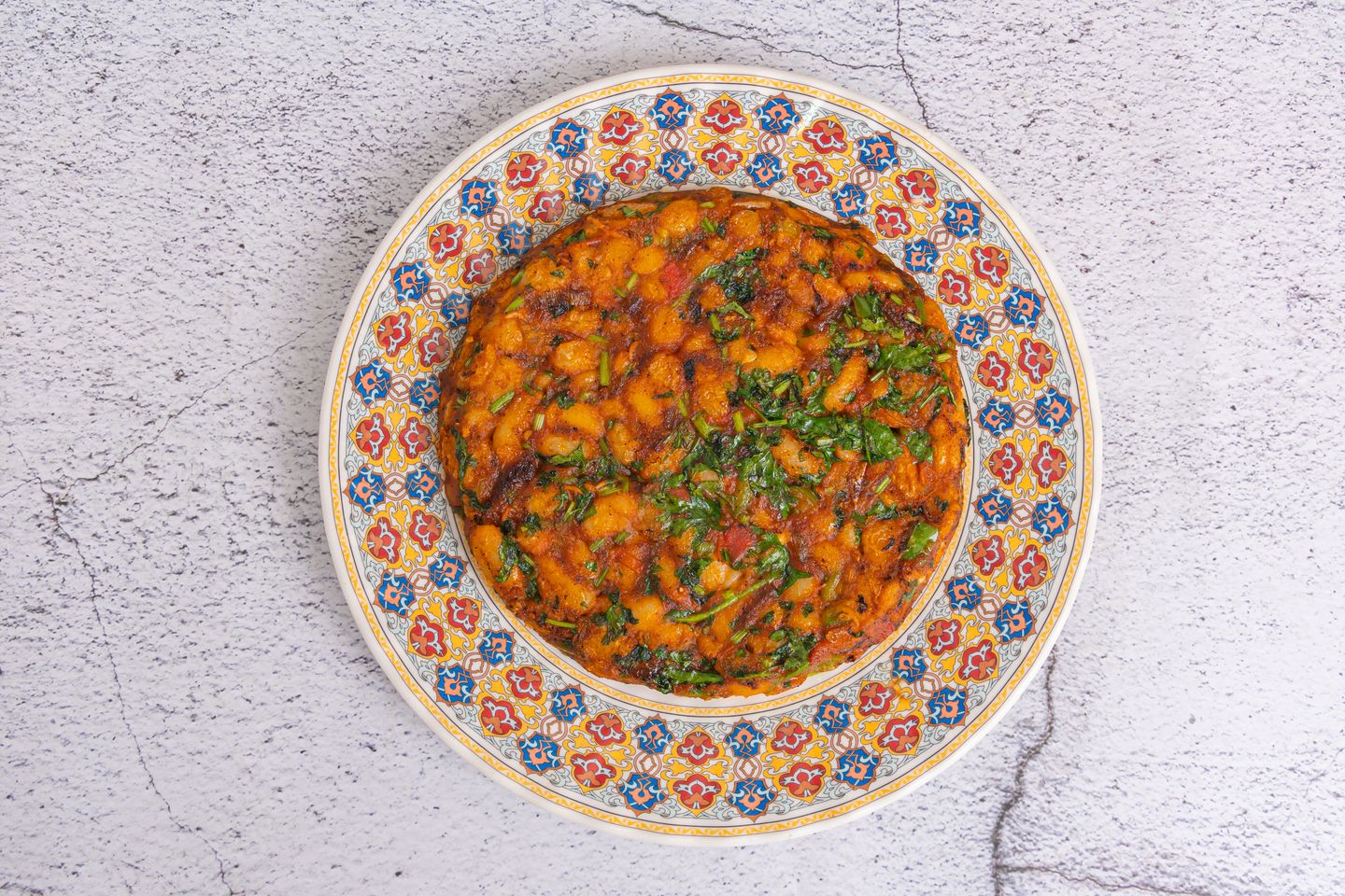صحن فاصوليا