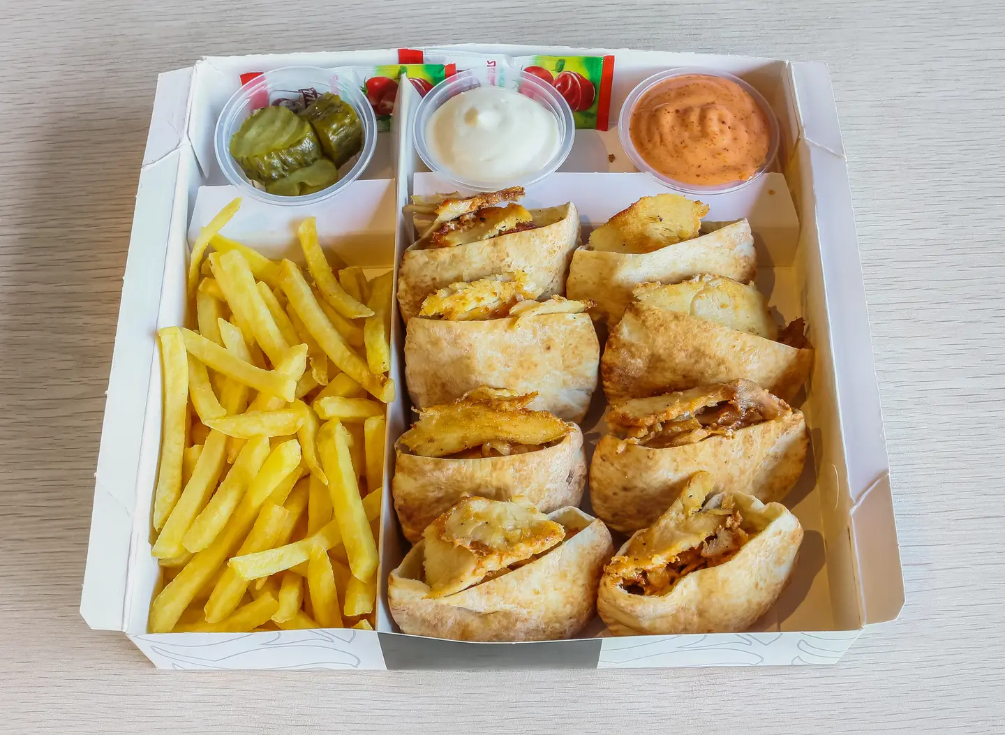 ميني شاورما دجاج
