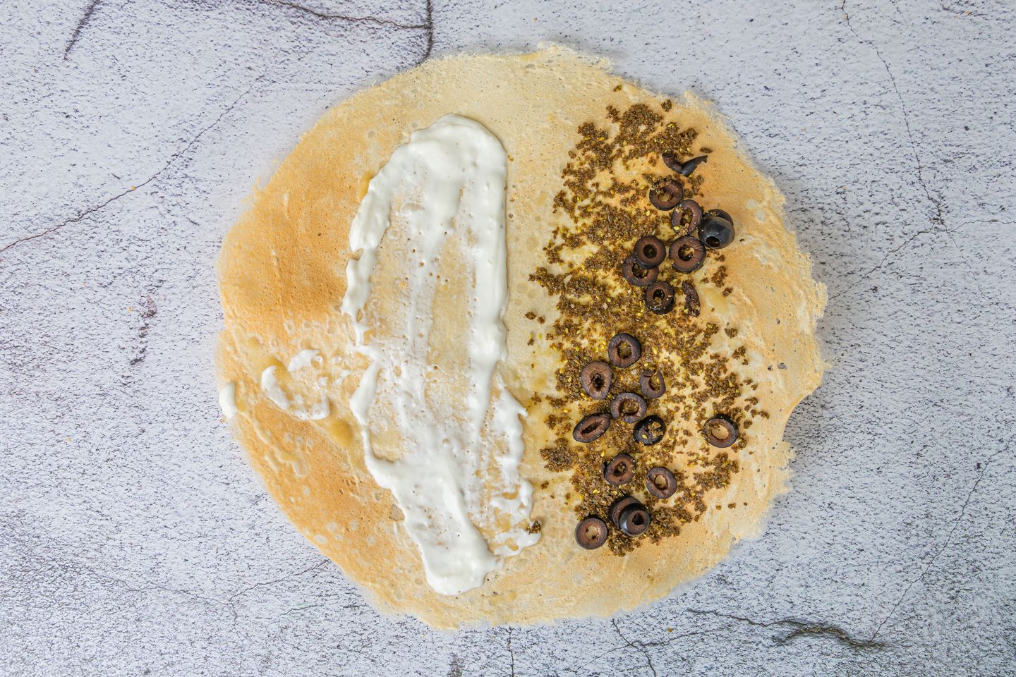 Labneh With Thyme And Olives