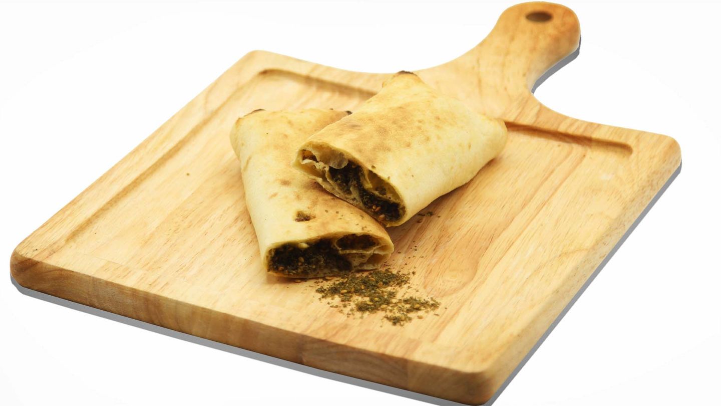 خبز تنور بالزعتر