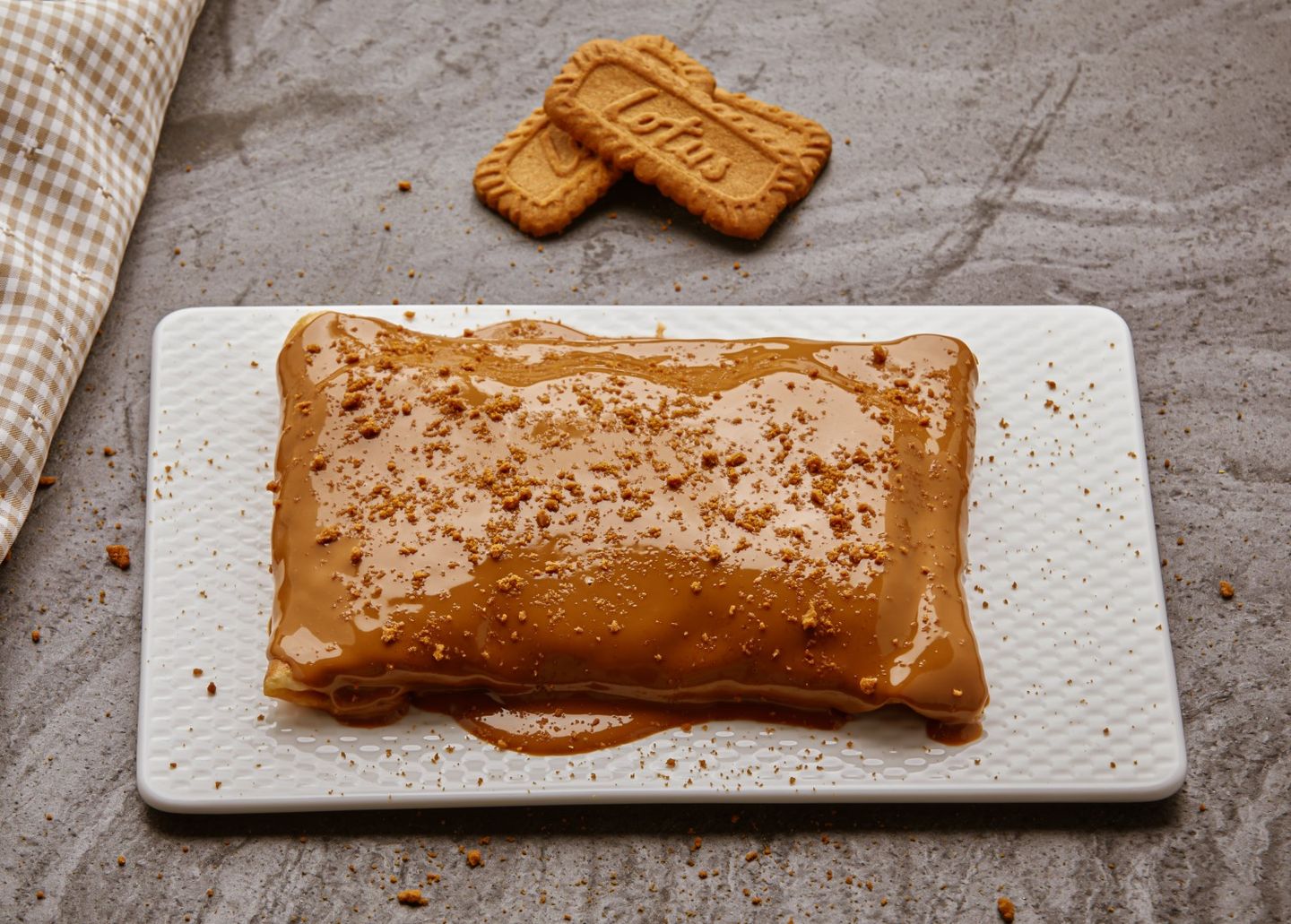 Lotus Brownies Crepe