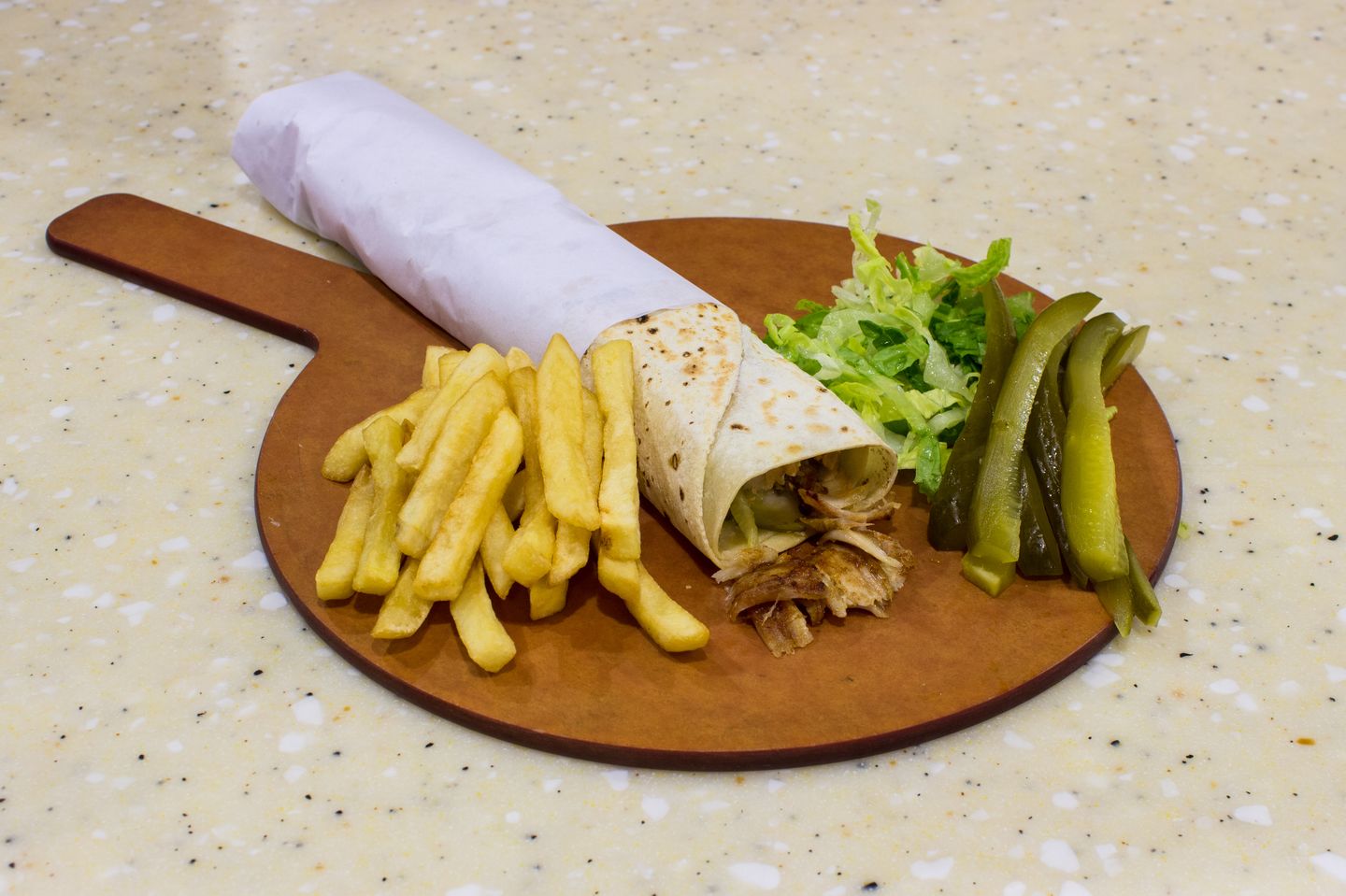 Sag Shawarma  - Large