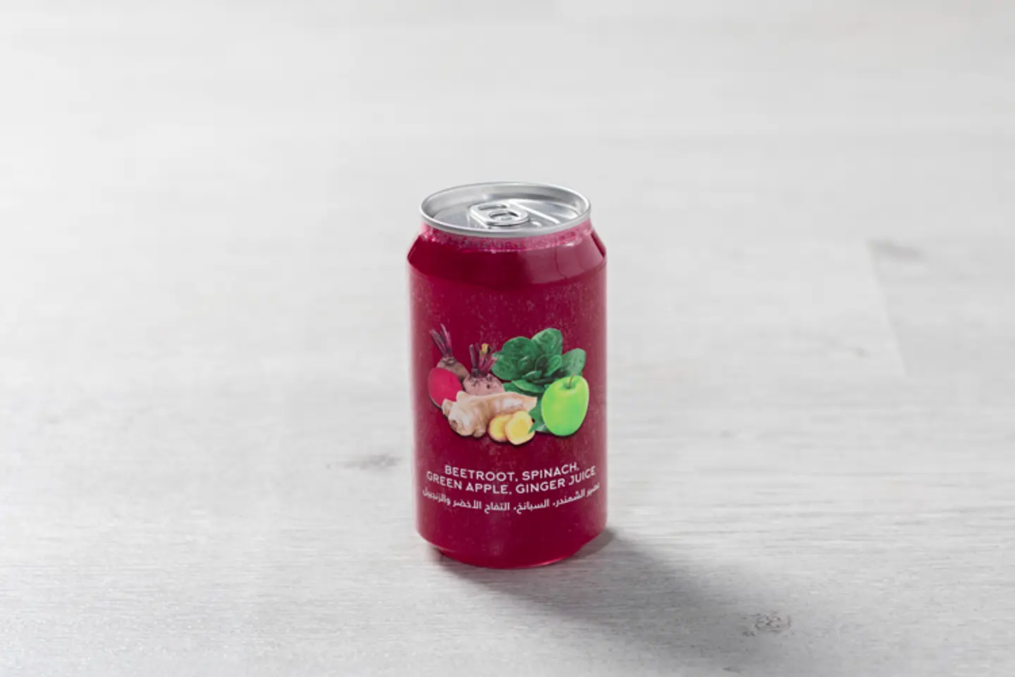 Beetroot, Spinach, Green Apple, And Ginger Juice
