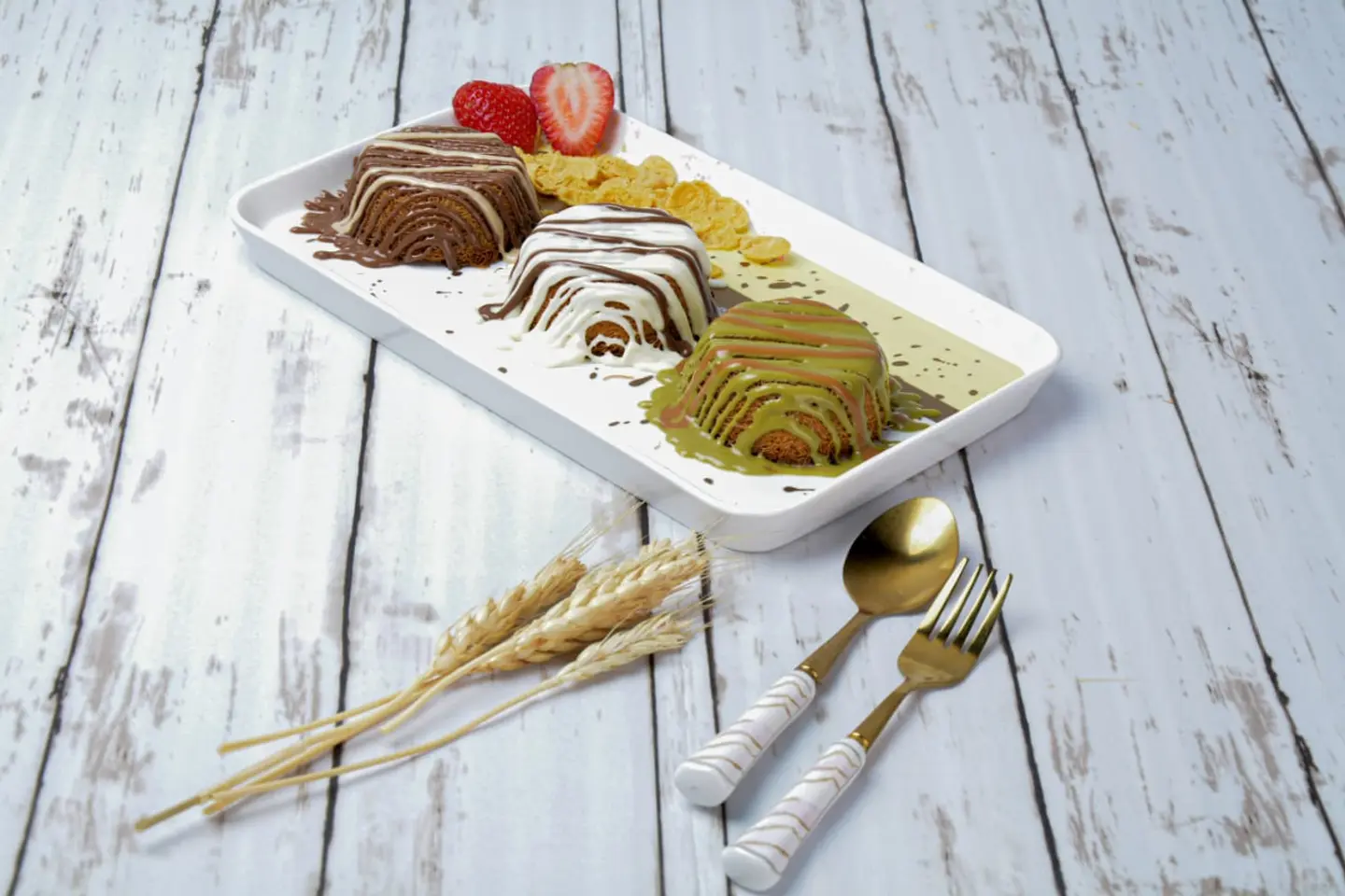 Mini Kunafah 6 Round Pieces