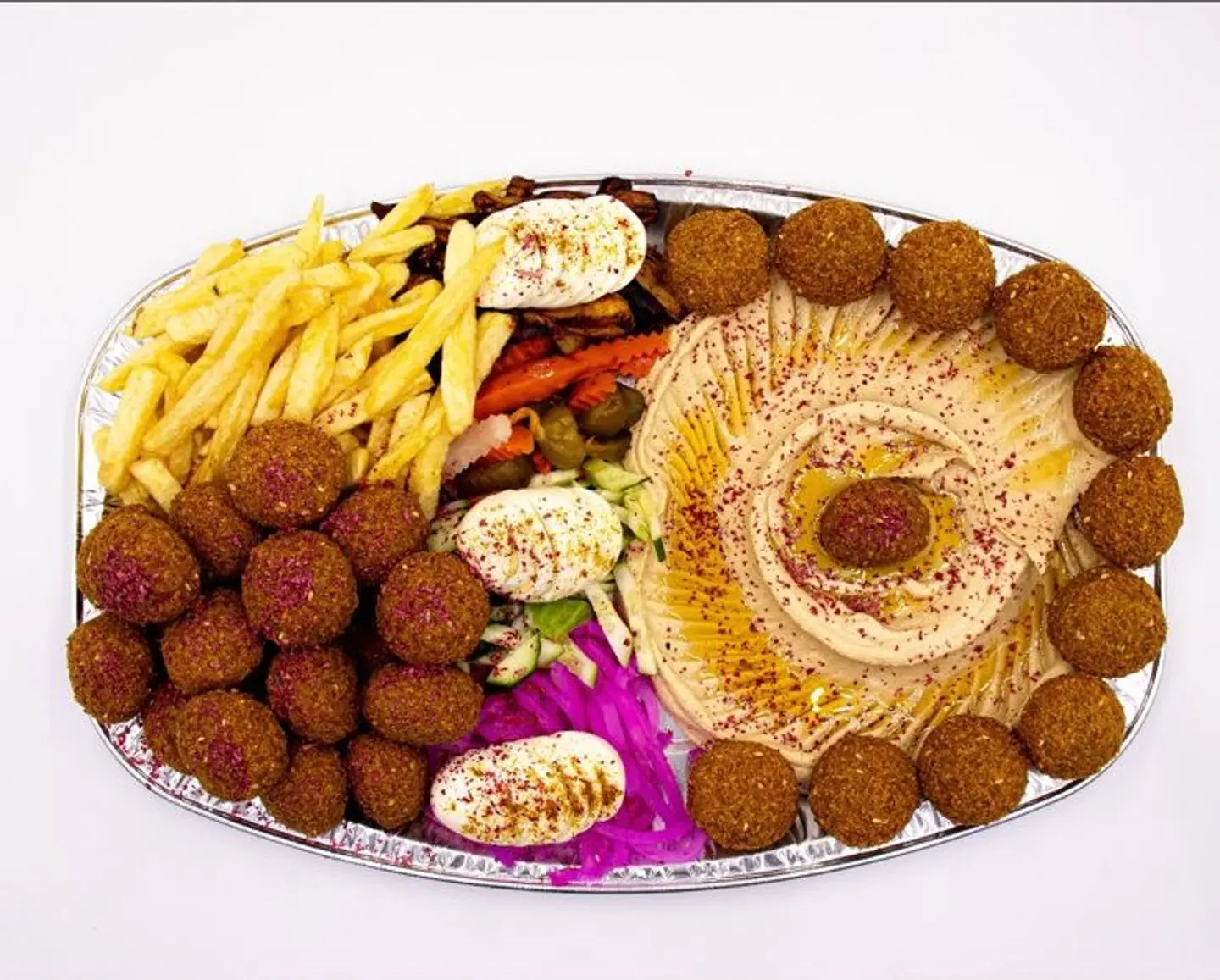 صحن فلافل كبير