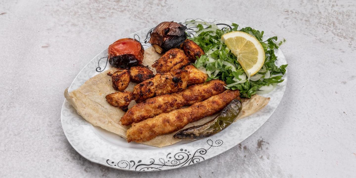 Mix Chicken Kebab And Awsal