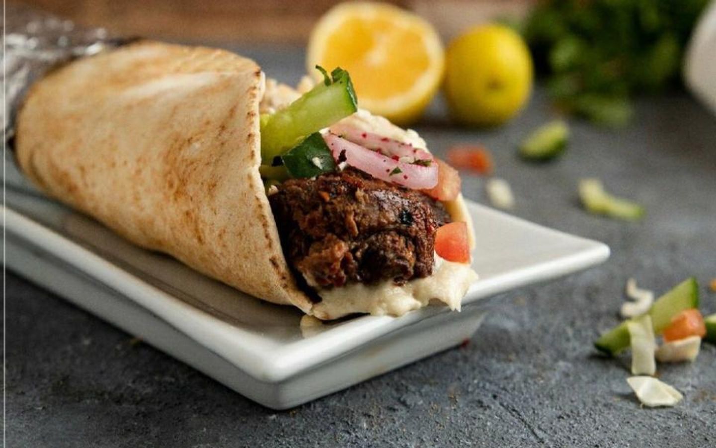 Meat Awsal Sandwich