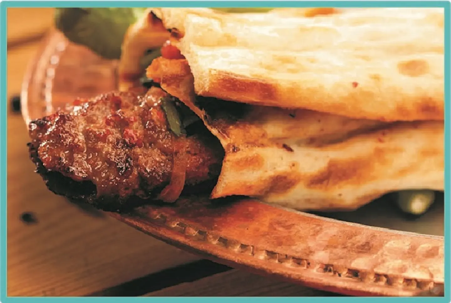 Meat Kebab Sandwich