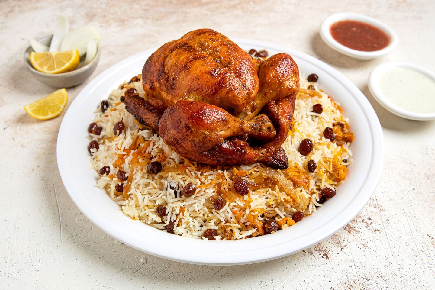 نص حبه دجاج شوايه مع الرز