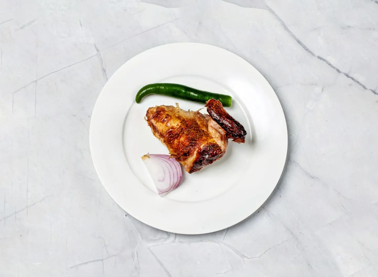 Quarter Plain Grilled Chicken
