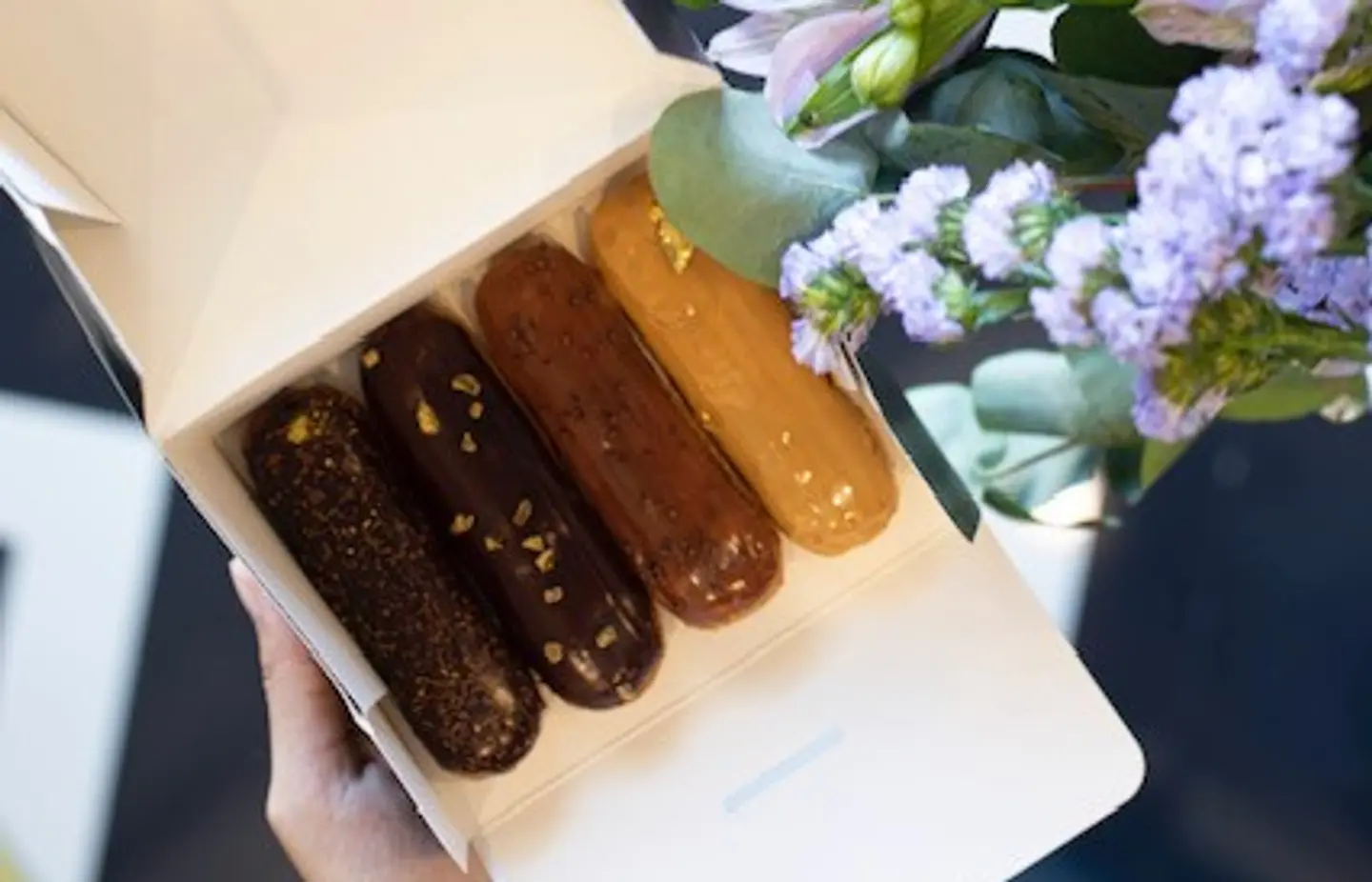 Box Of 4 Small Eclairs