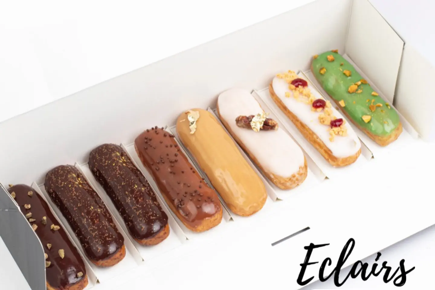 Box Of 8 Small Eclairs
