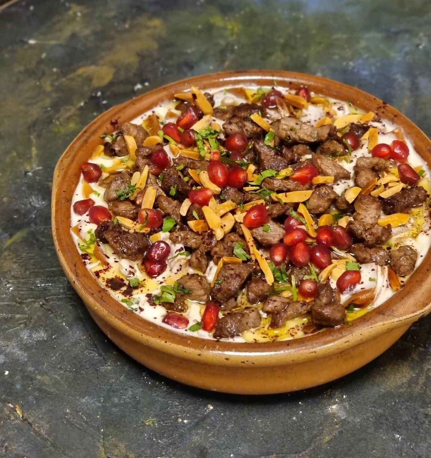 فتة باذنجان