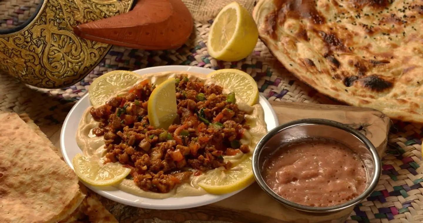Liver With Hummus
