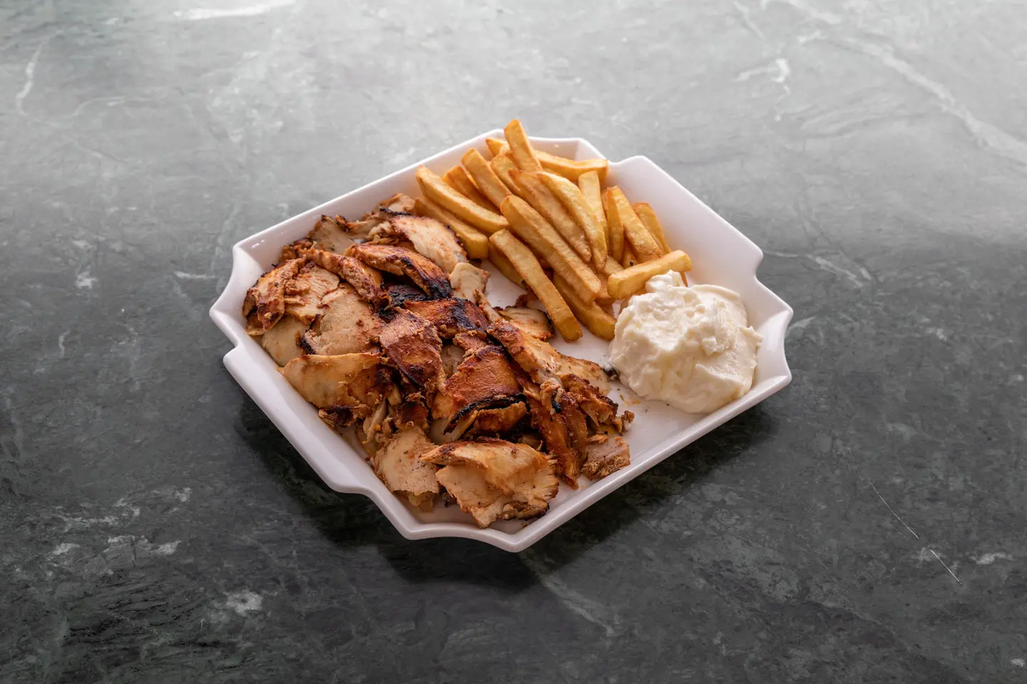 صحن شاورما دجاج