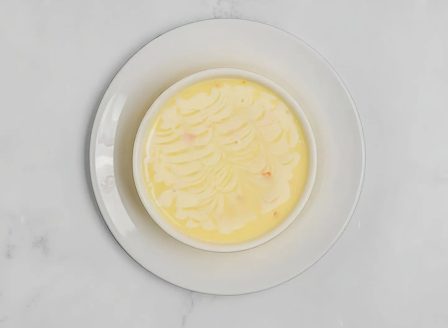 شوربة دجاج بالكريمة