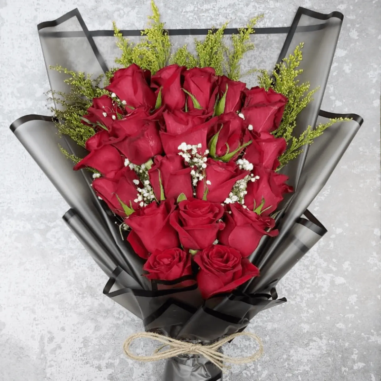 Red Bouquet With Bostani