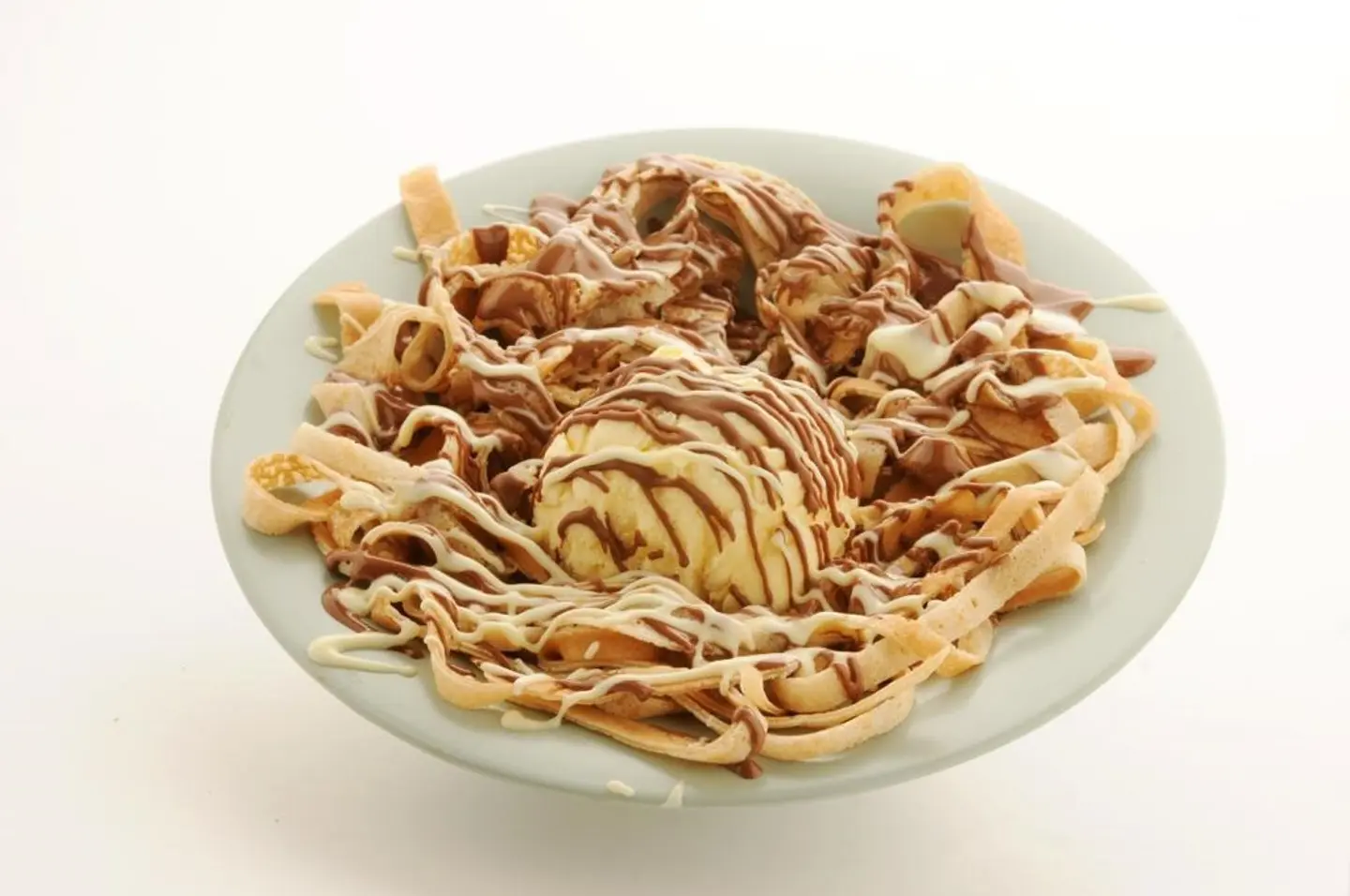 Pistachio Fettuccine Slices
