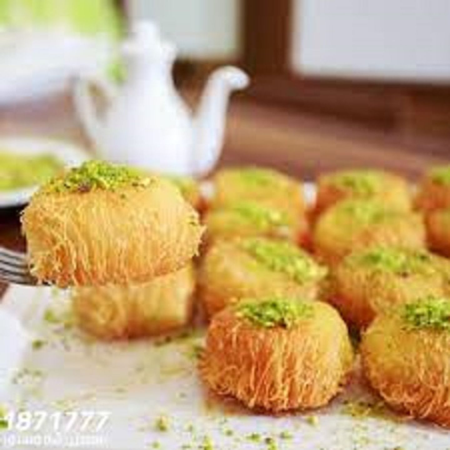 لقمة كنافة مكس صوص