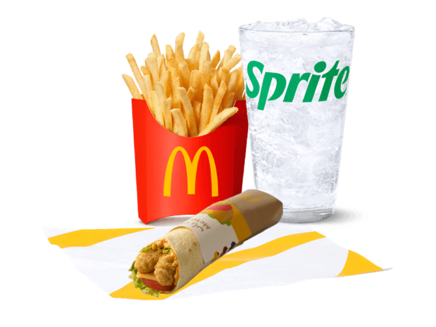 Mc Wrap Spicy Large Meal