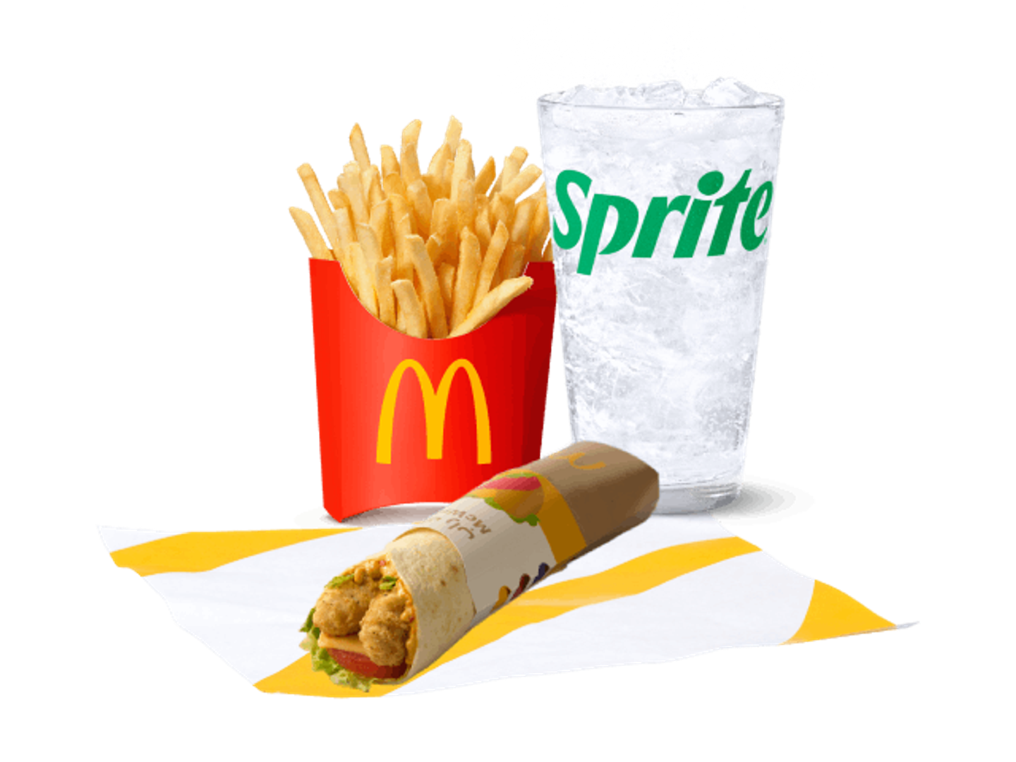 Mc Wrap Spicy Medium Meal