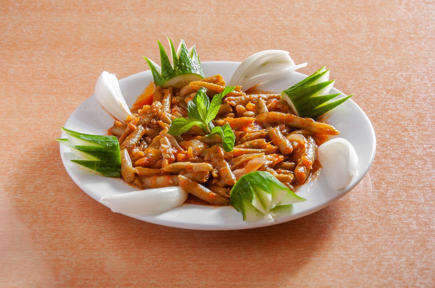 لوبيا بالزيت