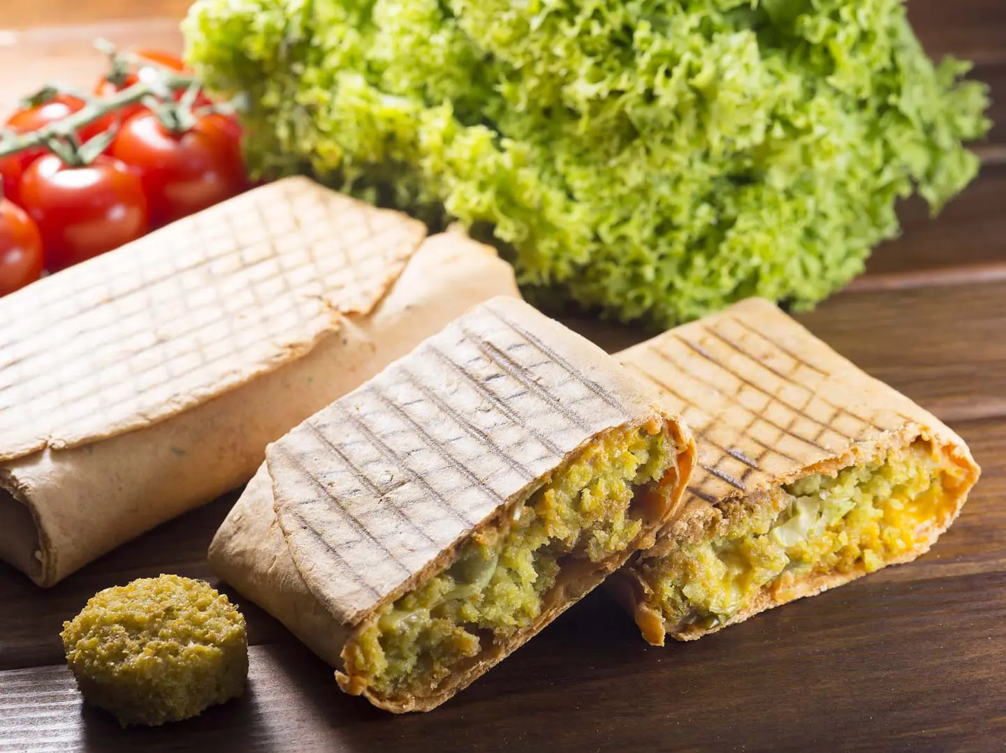 Mexican Falafel Sandwich