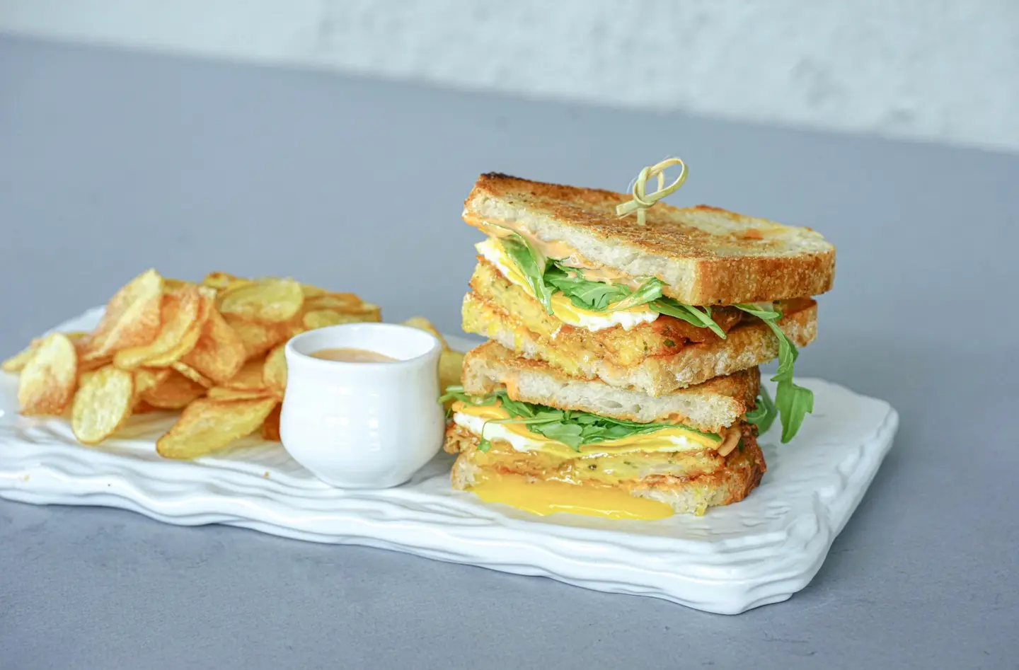 Egg Hash Sandwich