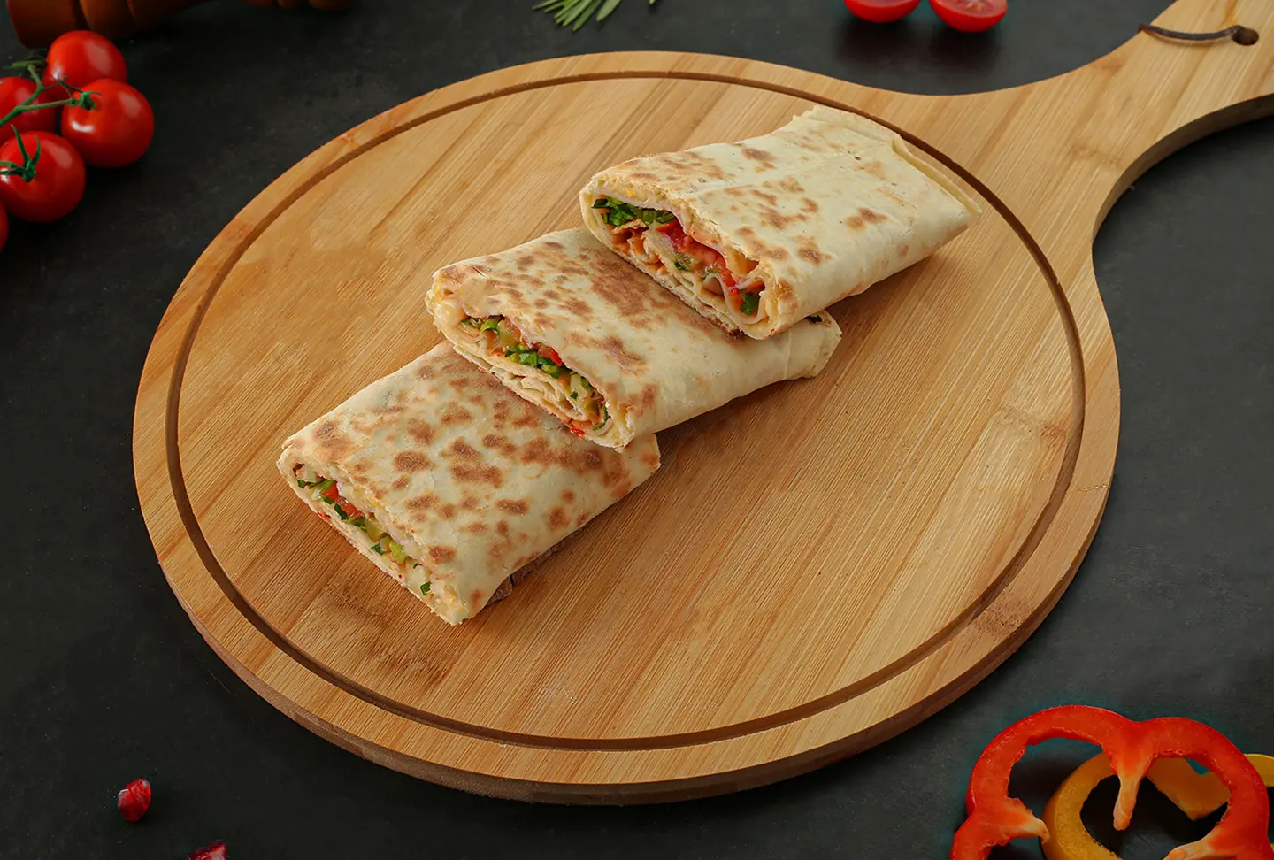 ساندويش تركي مدخن