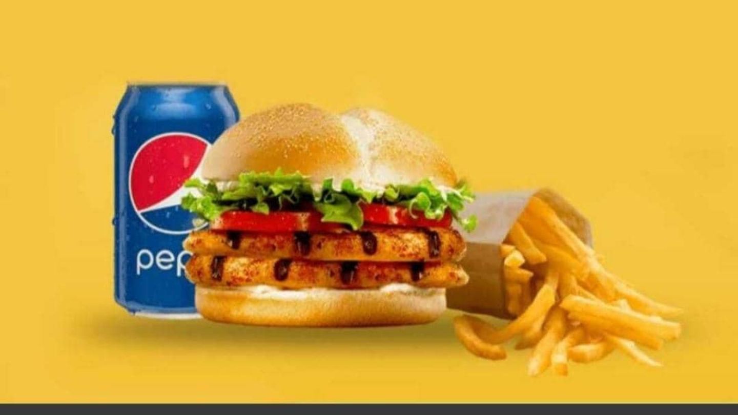 وجبه برجر دجاج