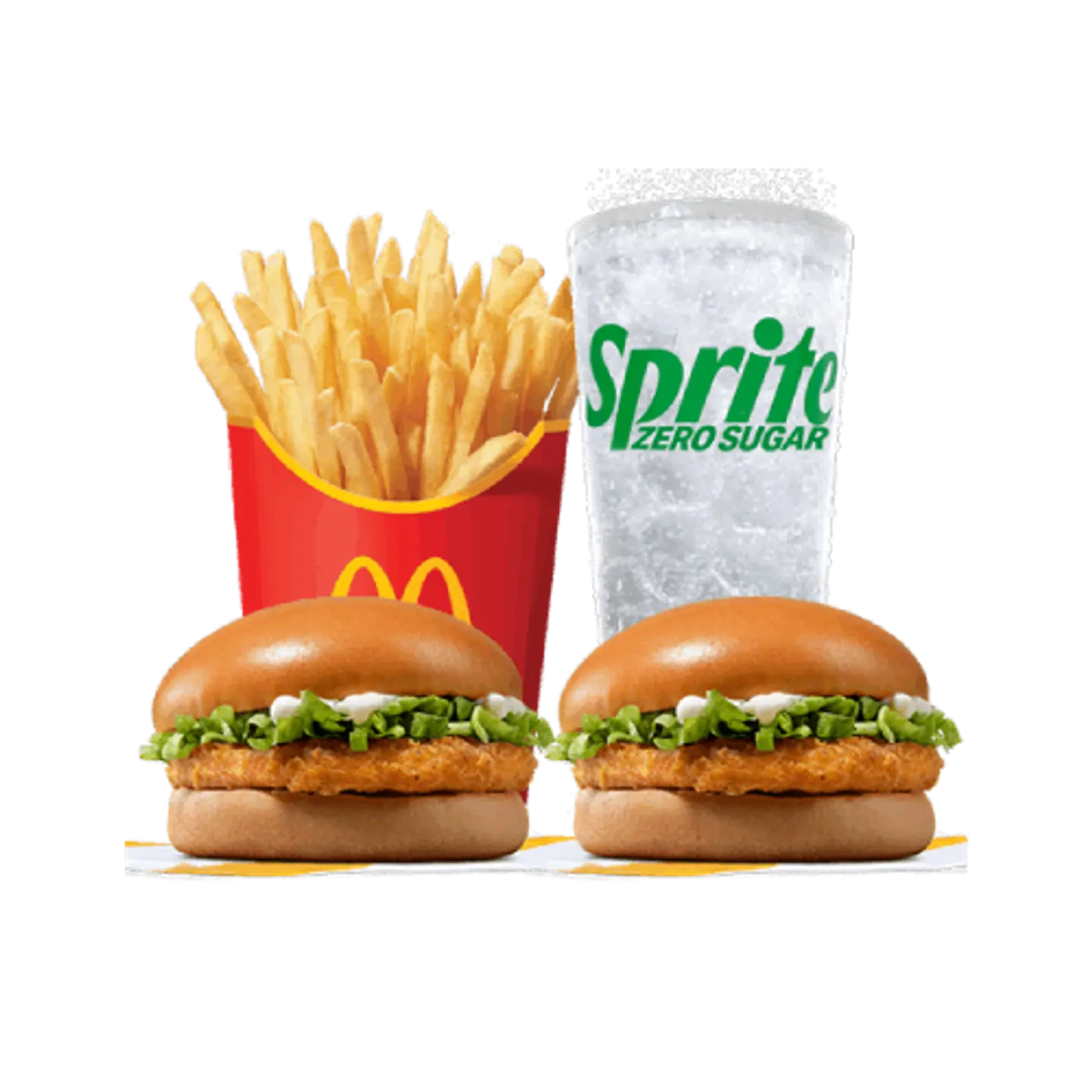Medium Duo Chickenburger Meal