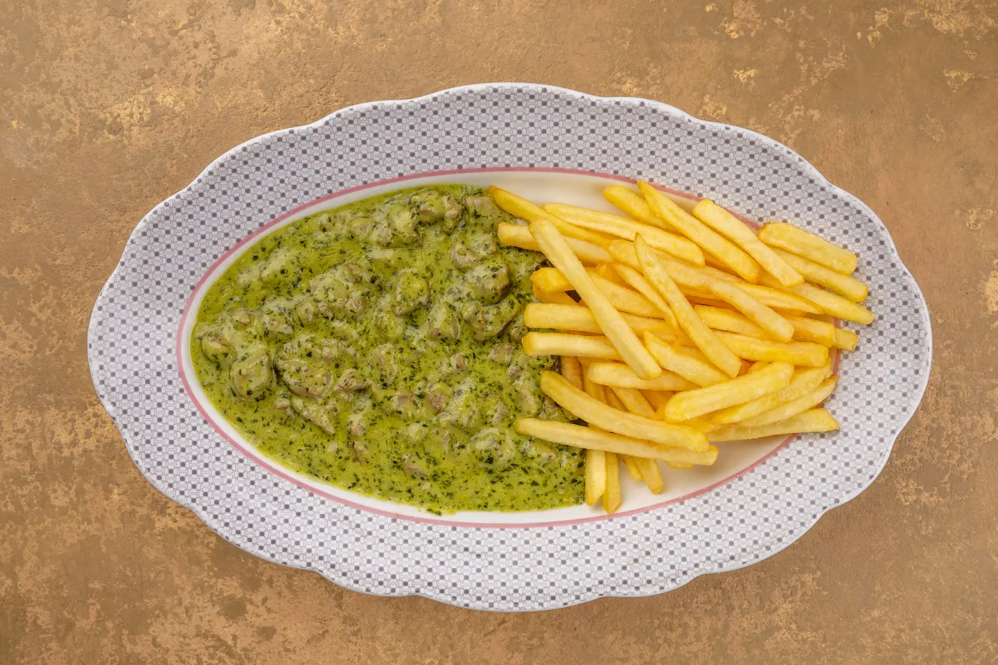 لحمة راس عصفور بالبيستو