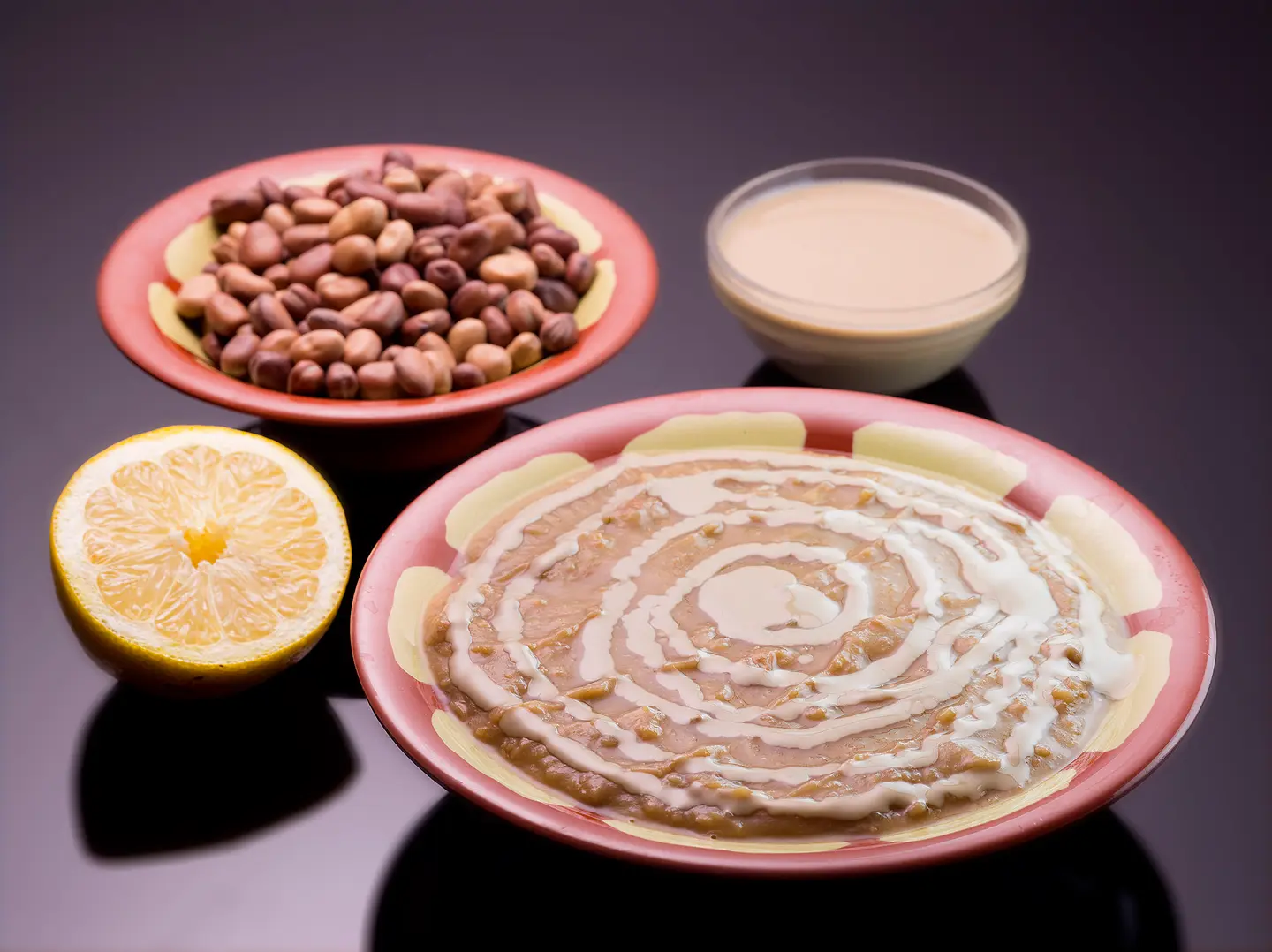 فول بالطحينة - صغير