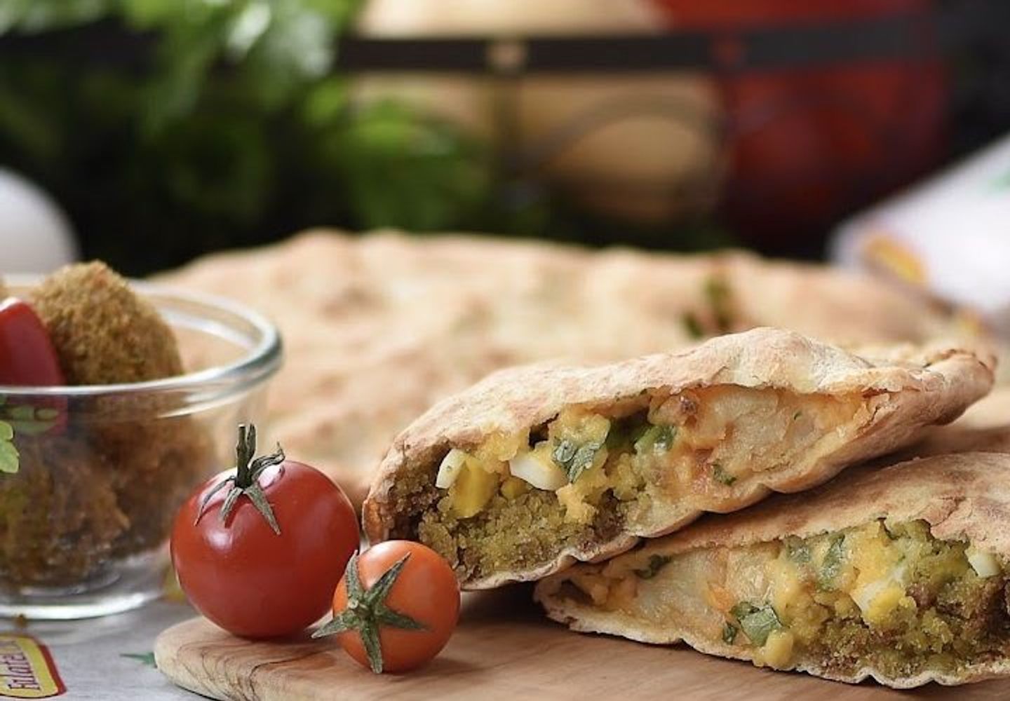 Falafel Cheese Pie