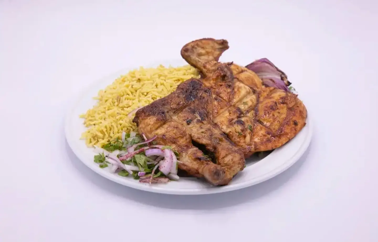 نصف دجاج فحم