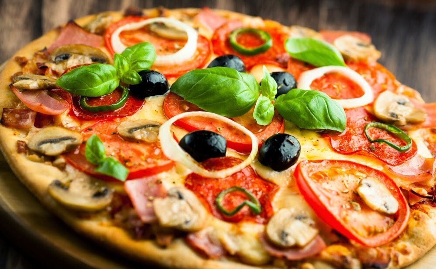 Four Seasons Vegetable Pizza