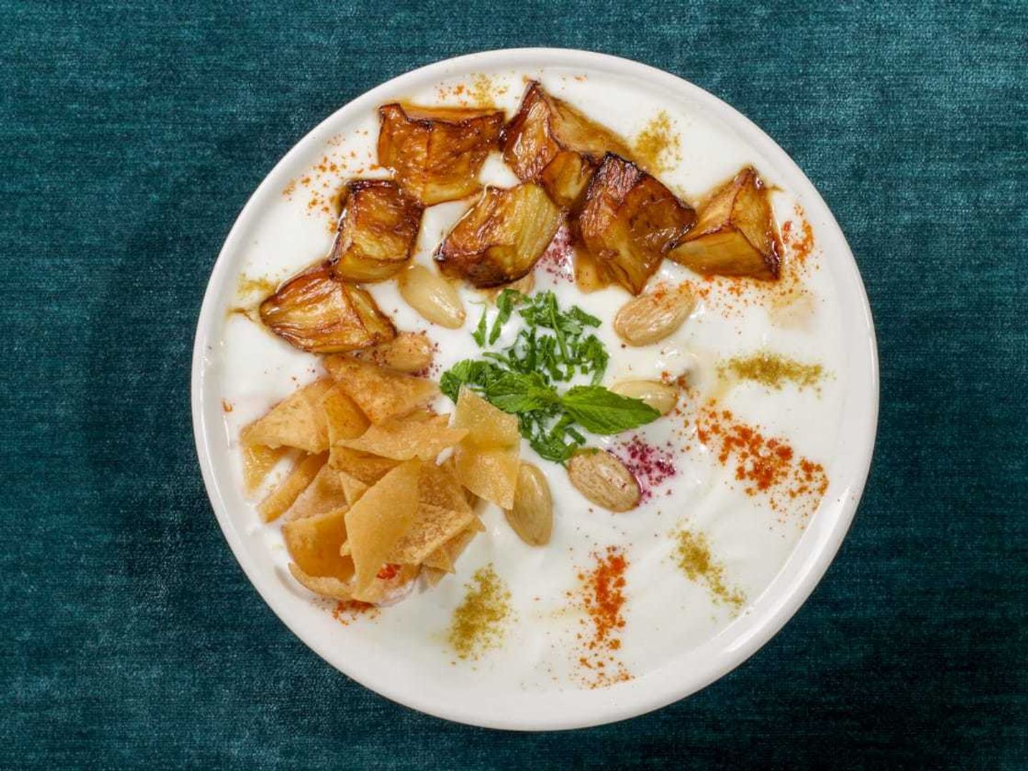 Turkish Eggplant Fattah