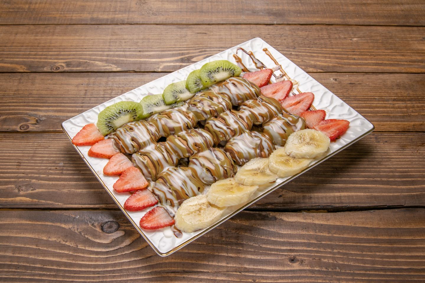 Mini Pancake Nutella Fruit