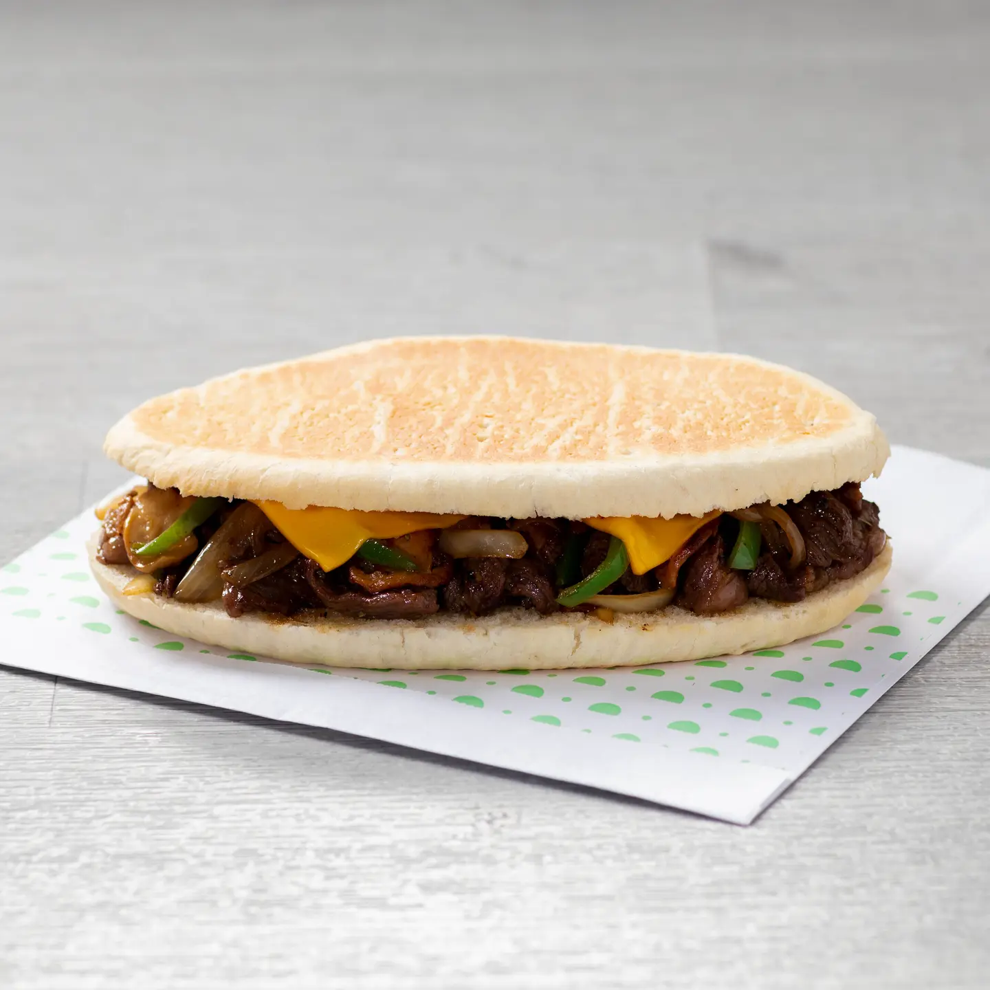 Wagyu Philly Steak Panini Sandwich
