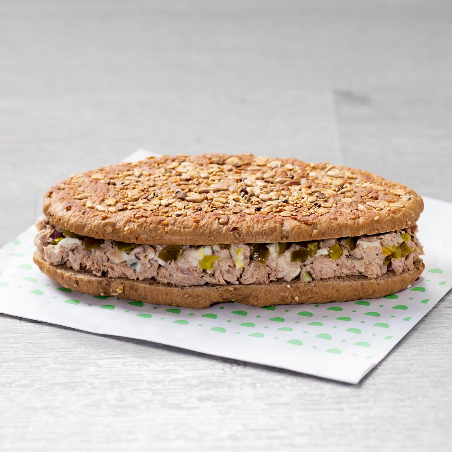 Spicy Tuna Panini Sandwich