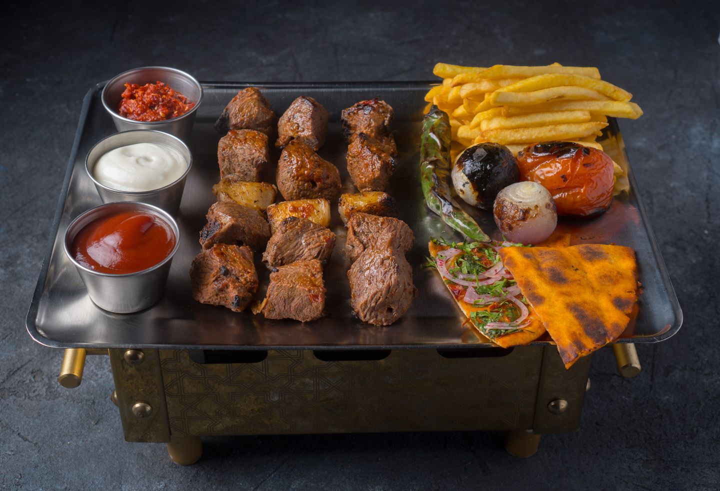 Grilled Lamb Awsal