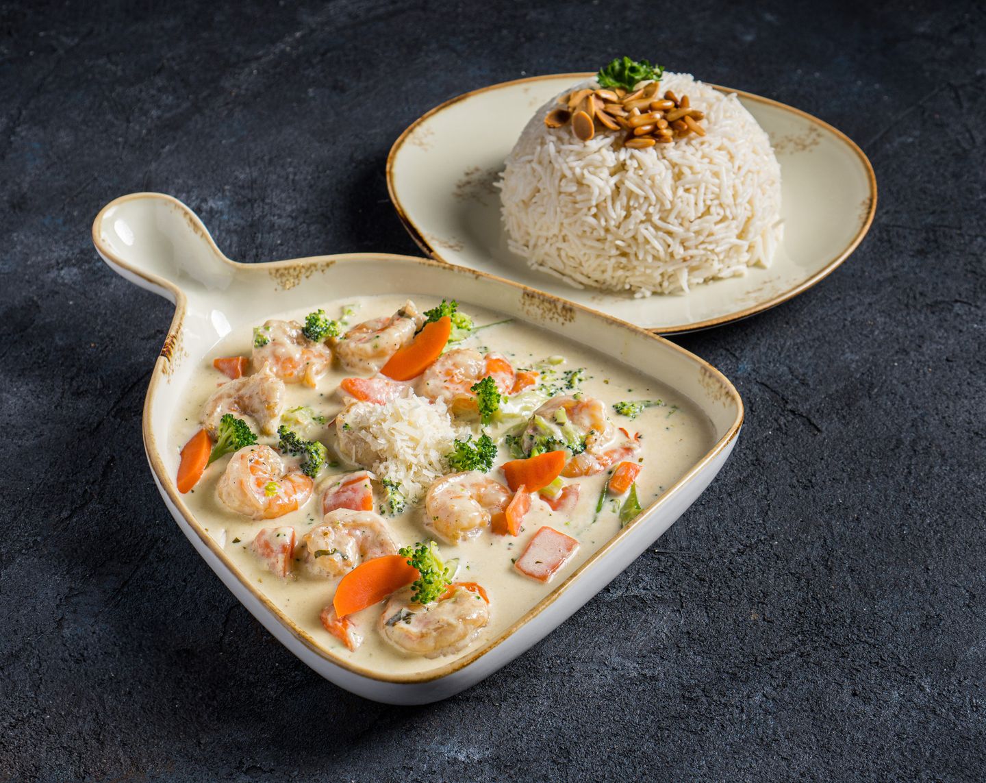 Shrimps With Cream