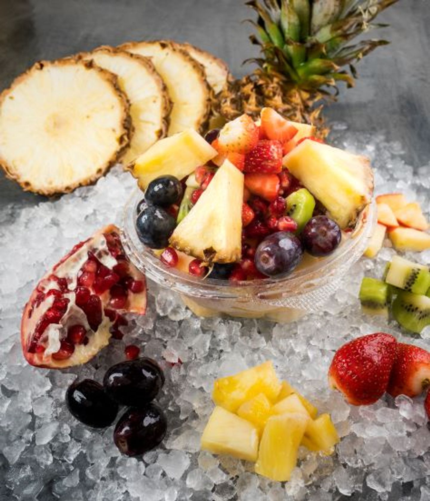 Fruit Salad Mix With Ice Cream